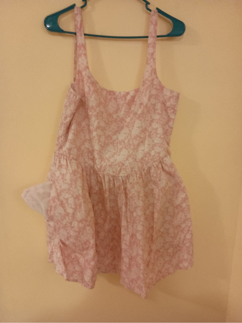 Sleeveless Pink Floral Mini Dress - Casual Summer Sundress